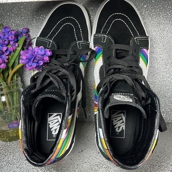 VANS UNISEX REFRACT SK8-HI REISSUE SHOES Sneakers Size 9.5 11 - Picture 7 of 9